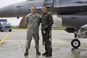 lt.col. lance landrum   sra michael crowder 88 0510 crew chief