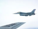 F-16 pilots, KC-135 crews team for mid-air refueling training