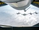 F-16 pilots, KC-135 crews team for mid-air refueling training