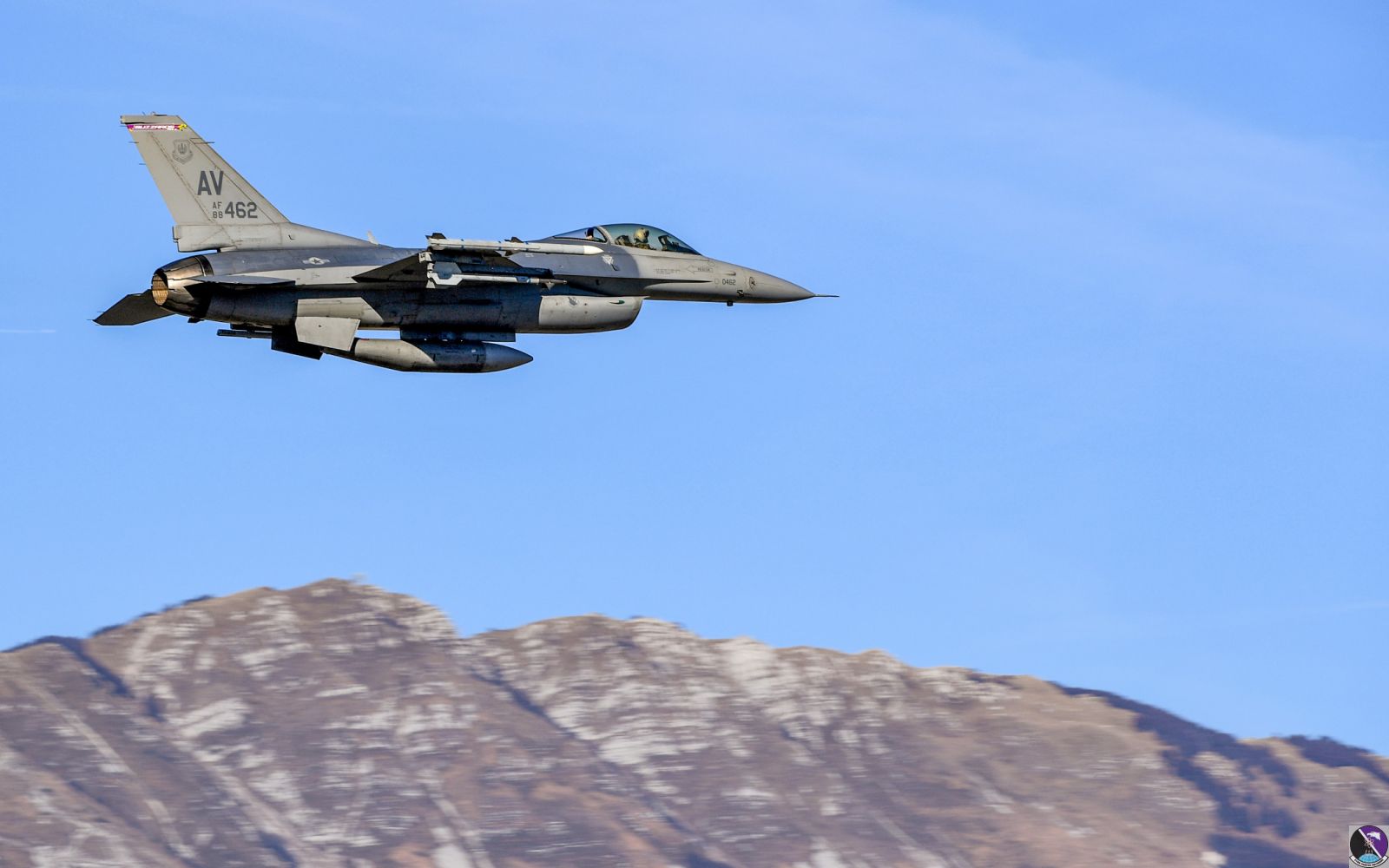 Fighting Falcons Take Off From Aviano